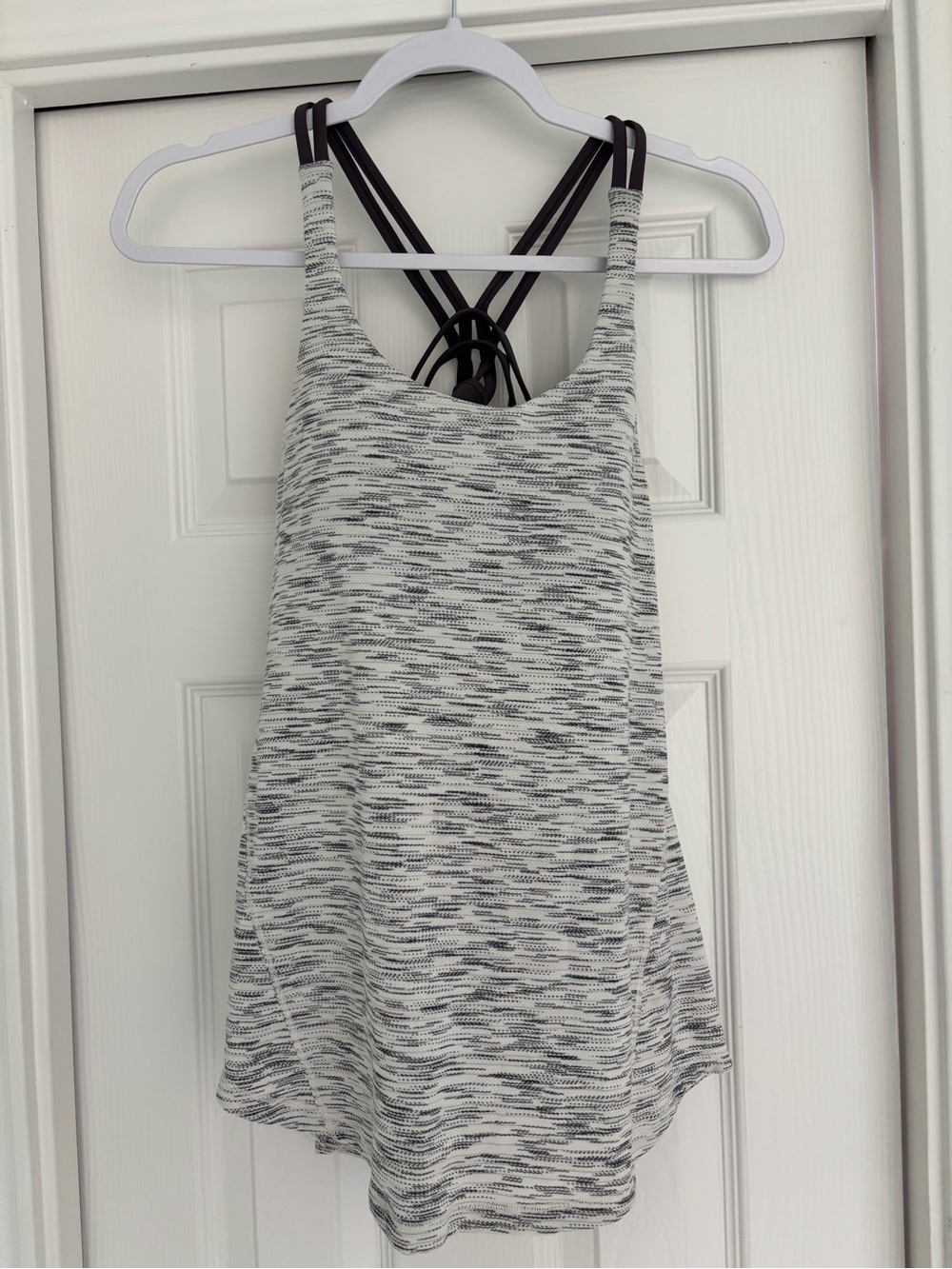 Lululemon open-back tank with built in sports bra